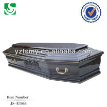 venda direta estilo europeu cinzas madeira adulto caixão feito em China